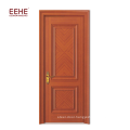 single piece main entrance wooden door with simple carving